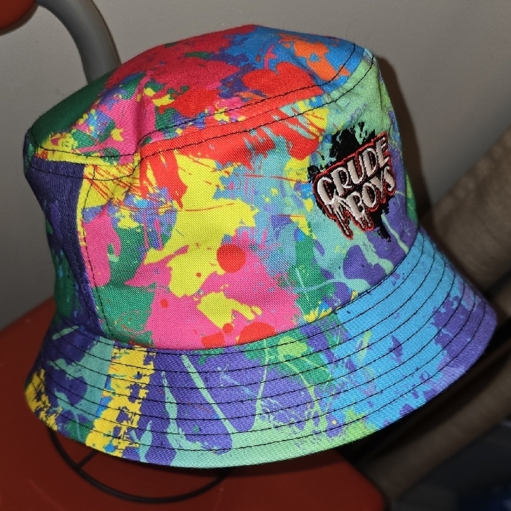 Colorful Splash Bucket Hat NWOT - Picture 3 of 7